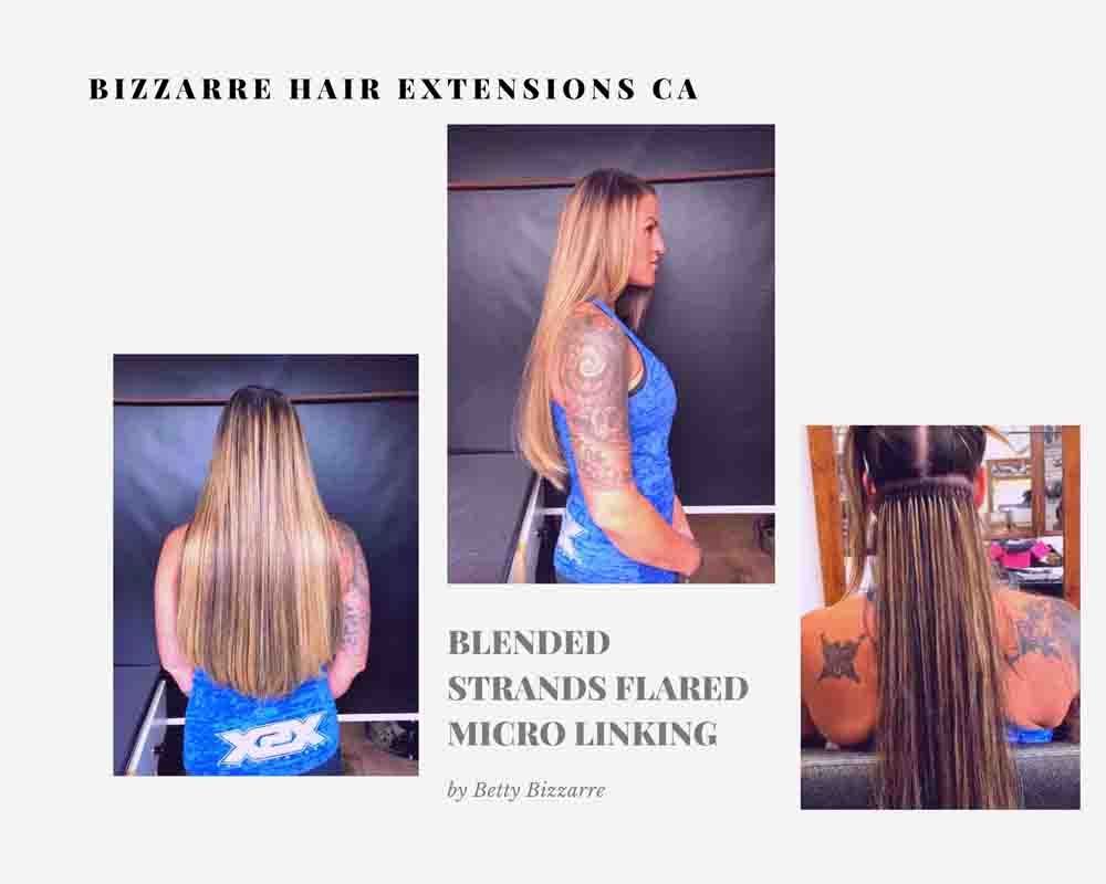 How will hair extensions blend?
