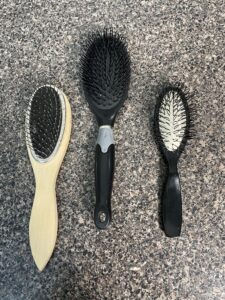 Hair extension brushes.